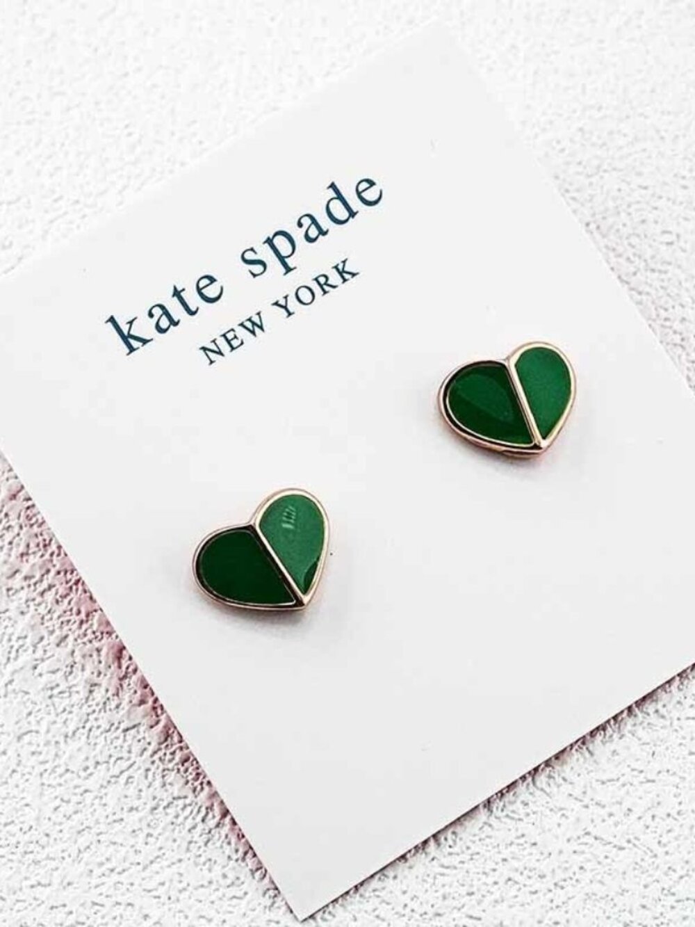 Kate Spade Heart Stud Earrings